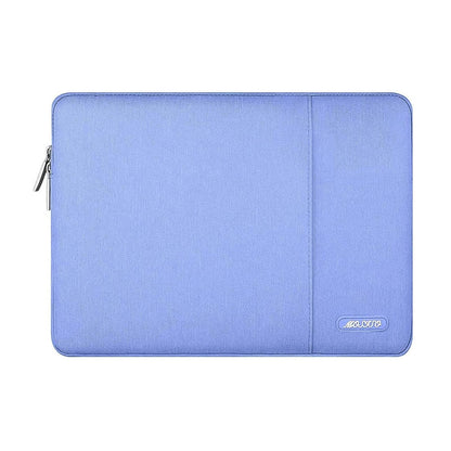 MOSISO Polyester Vertical Laptop Sleeve with Front Pocket, 12.3-18.5 Inch Universal Fit for MacBook Pro 16 M1/M2/M3/M4/M5, HP Dell Lenovo Acer Asus, Compatible with MacBook Neo, Dozens of Colors Available