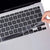 MOSISO Keyboard Cover Only Compatible with MacBook Air 13 inch 2020 Release A2337 M1 A2179 Retina Display with Touch ID Backlit Magic Keyboard, Waterproof Protective Silicone Skin, Transparent