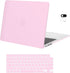 MOSISO Compatible with MacBook Air 13.6 inch Case 2022 Release A2681 M2 Chip with Liquid Retina Display & Touch ID, Protective Plastic Hard Shell Case & Keyboard Cover & Webcam Cover, Dusty Pink