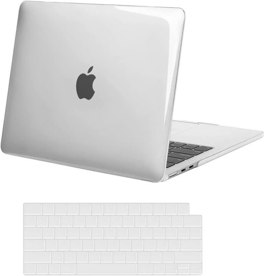 MOSISO Compatible with MacBook Air 13.6 inch Case 2022 Release A2681 M2 Chip with Liquid Retina Display & Touch ID, Protective Plastic Hard Shell Case & Keyboard Cover Skin, Crystal Clear iMosiso