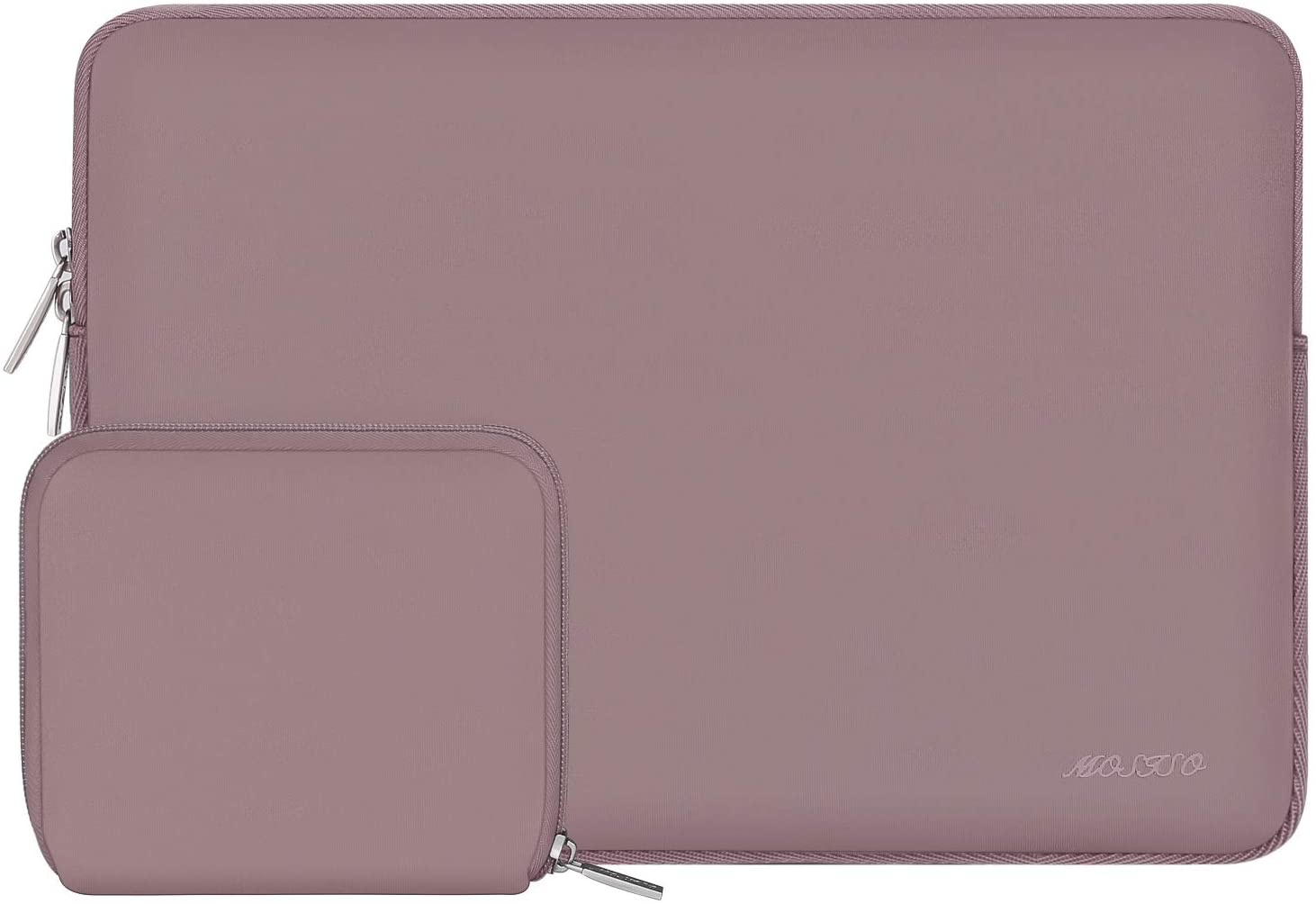 MOSISO Laptop Sleeve 11 11.6 12.3 13 13.3 14 15 15.6 16 inch Compatible with MacBook Air 13 inch A2337 M1 A2179 A1932 2022 Pro 13 inch A2338 M1 A2251 A2289 A2159 A1989 A1706 A1708 2021 2020 Pro 14 inch A2442 A2485 Neoprene Bag with Small Case, Brick Red iMosiso
