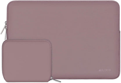 MOSISO Laptop Sleeve 11 11.6 12.3 13 13.3 14 15 15.6 16 inch Compatible with MacBook Air 13 inch A2337 M1 A2179 A1932 2022 Pro 13 inch A2338 M1 A2251 A2289 A2159 A1989 A1706 A1708 2021 2020 Pro 14 inch A2442 A2485 Neoprene Bag with Small Case, Brick Red iMosiso