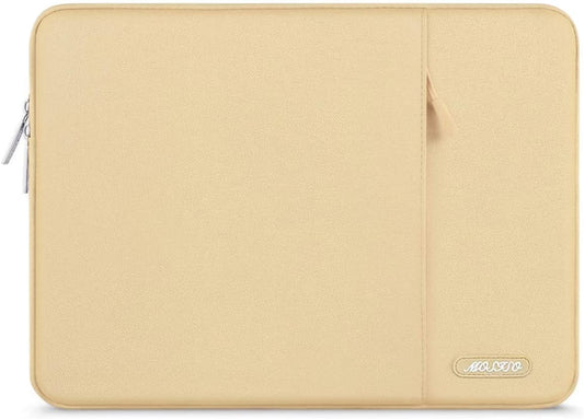 MOSISO Laptop Sleeve Bag 13 13.3 14 14.2 inch Compatible with MacBook Air 13 inch A2337 M1 A2179 A1932 2018-2022/Pro 13 inch A2338 M1 A2251 A2289 A2159 A1989 A1706 A1708, A2442 Polyester Vertical Case with Pocket iMosiso
