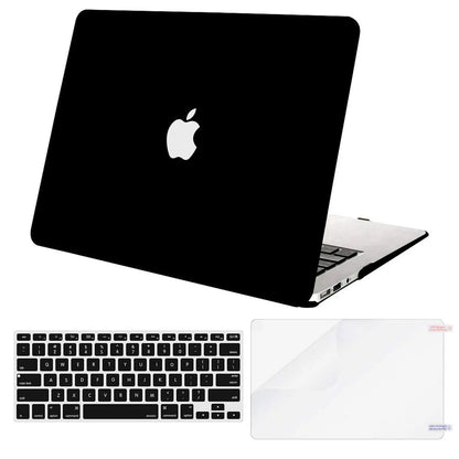 MOSISO Plastic Hard Case & Keyboard Cover & Screen Protector Only Compatible MacBook Air 13 Inch (Models: A1369 & A1466, Older Version 2010-2017 Release) iMosiso
