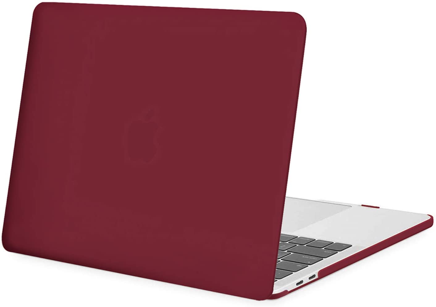 MOSISO Compatible with MacBook Pro 13 inch Case 2020-2016 Release A2338 M1 A2289 A2251 A2159 A1989 A1706 A1708 with/Without Touch Bar, Protective Plastic Hard Shell Case Cover, Wine Red iMosiso