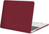 MOSISO Compatible with MacBook Pro 13 inch Case 2020-2016 Release A2338 M1 A2289 A2251 A2159 A1989 A1706 A1708 with/Without Touch Bar, Protective Plastic Hard Shell Case Cover, Wine Red