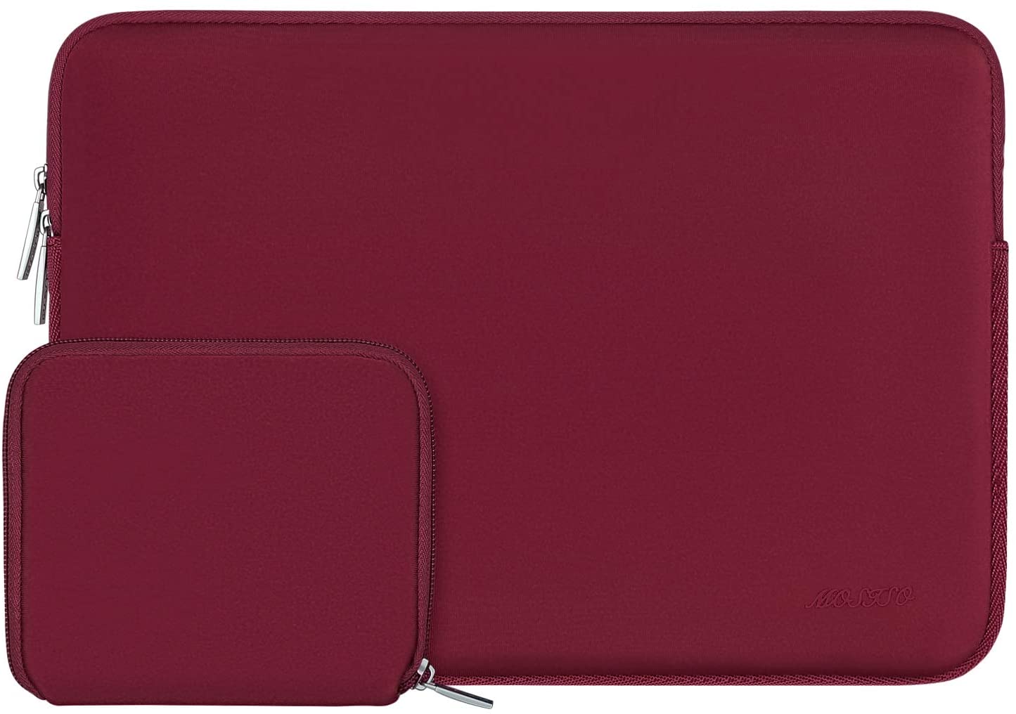 MOSISO Laptop Sleeve 11 11.6 12.3 13 13.3 14 15 15.6 16 inch Compatible with MacBook Air 13 inch A2337 M1 A2179 A1932 2022 Pro 13 A2338 M1 A2251 A2289 A2159 A1989 A1706 2021 2020 Pro 14 16 inch A2442 A2485 Neoprene Bag with Small Case, Red iMosiso