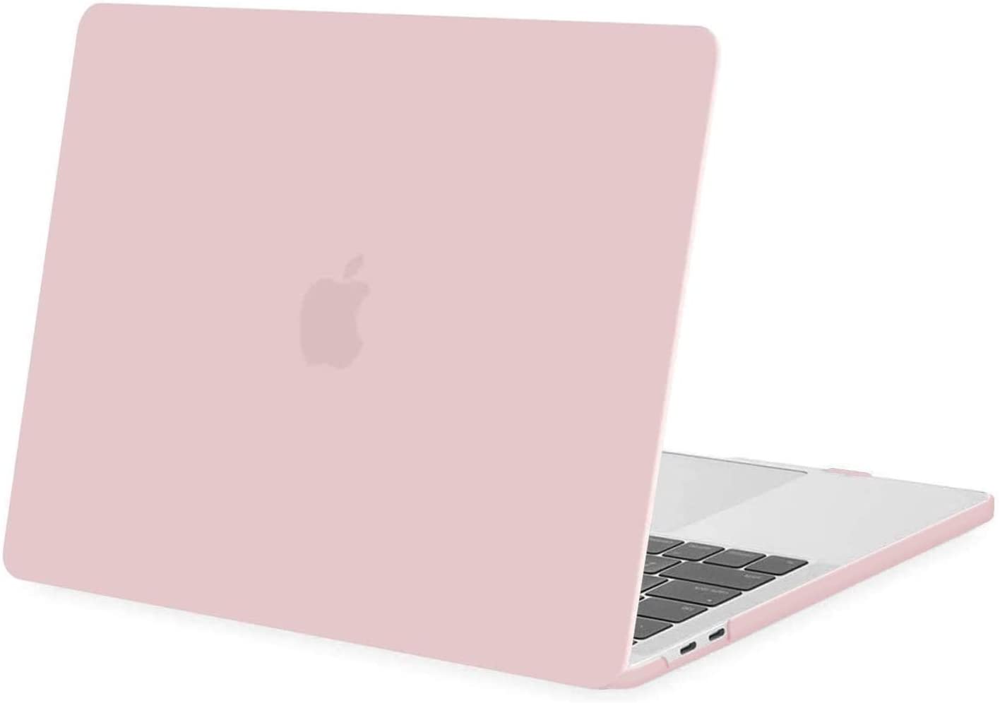 MOSISO Compatible with MacBook Pro 13 inch Case 2020-2016 Release A2338 M1 A2289 A2251 A2159 A1989 A1706 A1708 with/Without Touch Bar, Protective Plastic Hard Shell Case Cover, Rose Quartz iMosiso