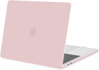 MOSISO Compatible with MacBook Pro 13 inch Case 2020-2016 Release A2338 M1 A2289 A2251 A2159 A1989 A1706 A1708 with/Without Touch Bar, Protective Plastic Hard Shell Case Cover, Rose Quartz iMosiso