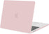 MOSISO Compatible with MacBook Pro 13 inch Case 2020-2016 Release A2338 M1 A2289 A2251 A2159 A1989 A1706 A1708 with/Without Touch Bar, Protective Plastic Hard Shell Case Cover, Rose Quartz