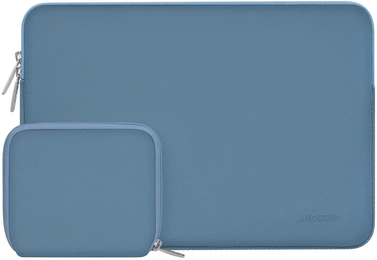 MOSISO Laptop Sleeve 11 11.6 12.3 13 13.3 14 15 15.6 16 inch Compatible with MacBook Air 13 inch A2337 M1 A2179 A1932 2022 Pro 13 A2338 M1 A2251 A2289 A2159 A1989 A1706 2021 2020 Pro 14 16 inch A2442 A2485 Neoprene Bag with Small Case, Navy Lime iMosiso