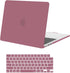 MOSISO Compatible with MacBook Air 13.6 inch Case 2022 2023 Release A2681 M2 Chip with Liquid Retina Display & Touch ID, Protective Plastic Hard Shell Case & Keyboard Cover Skin, Dusty Rose