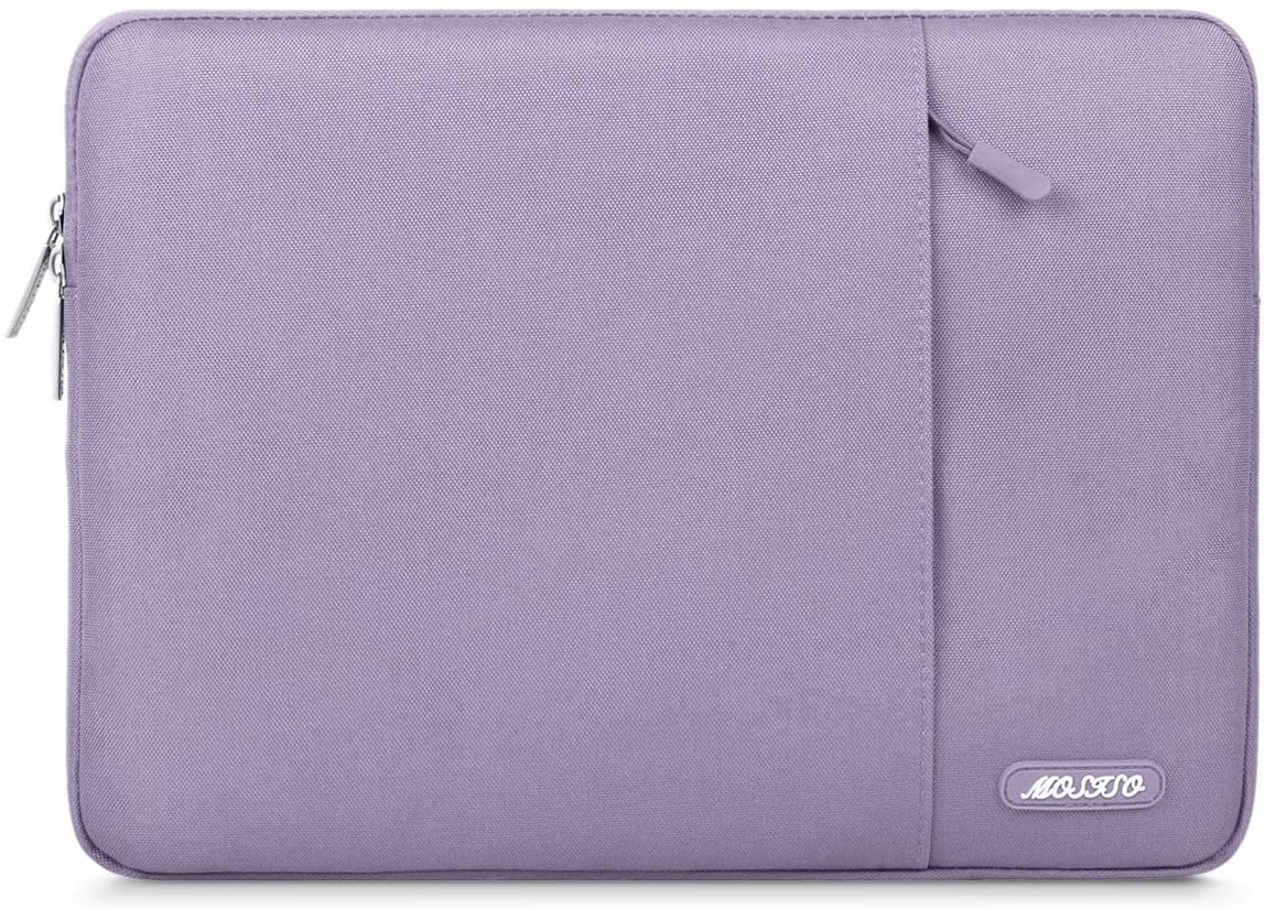 MOSISO Laptop Sleeve Bag 11.6 12 13 13.3 14 14.2 15 15.6 16 inch Compatible with MacBook Air 13 inch A2337 M1 A2179 A1932 2018-2022/Pro 13 inch A2338 M1 A2251 A2289 A2159 A1989 A1706 A1708, Polyester Vertical Case with Pocket iMosiso