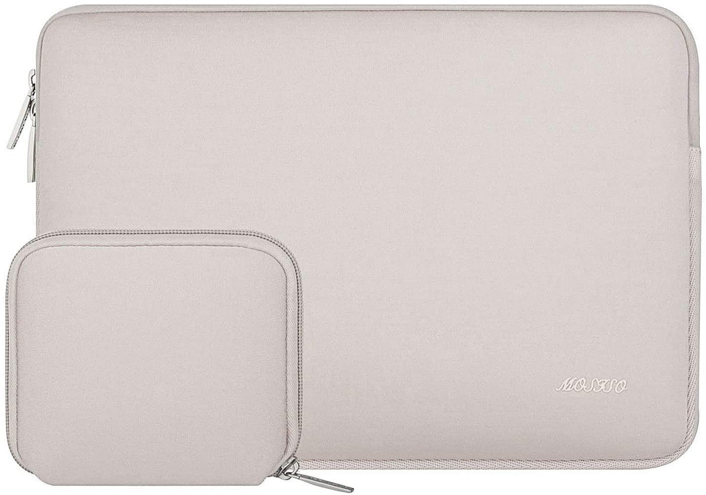 MOSISO Laptop Sleeve 11 11.6 12.3 13 13.3 14 15 15.6 16 inch Compatible with MacBook Air 13 inch A2337 M1 A2179 A1932 2022 Pro 13 A2338 M1 A2251 A2289 A2159 A1989 A1706 2021 2020 Pro 14 16 inch A2442 A2485 Neoprene Bag with Small Case, Rock Gray iMosiso