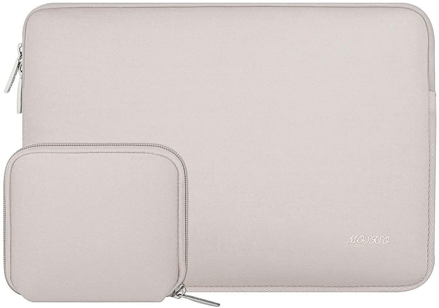 MOSISO Laptop Sleeve 11 11.6 12.3 13 13.3 14 15 15.6 16 inch Compatible with MacBook Air 13 inch A2337 M1 A2179 A1932 2022 Pro 13 A2338 M1 A2251 A2289 A2159 A1989 A1706 2021 2020 Pro 14 16 inch A2442 A2485 Neoprene Bag with Small Case, Rock Gray iMosiso