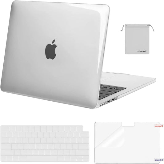 MOSISO Compatible with MacBook Air 13.6 inch Case 2022 2023 Release A2681 M2 Chip with Liquid Retina Display Touch ID, Plastic Hard Shell&Keyboard Cover&Screen Protector&Storage Bag iMosiso