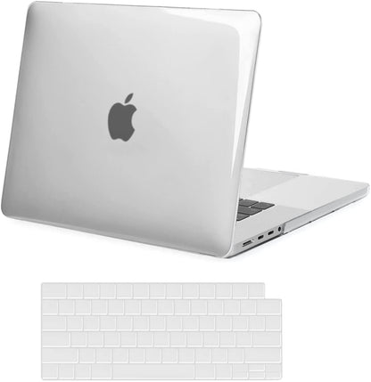 MOSISO Compatible with MacBook Pro 16 inch Case 2024 2023 2022 2021 Release M3 A2991 M2 A2780 M1 A2485 Pro Max, Protective Plastic Hard Shell Case&Keyboard Cover Skin, Crystal Clear iMosiso