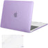 MOSISO Compatible with MacBook Pro 13 inch Case 2020-2016 Release A2338 M1 A2289 A2251 A2159 A1989 A1706 A1708 with/Without Touch Bar, Plastic Hard Shell Case Cover & Screen Protector, Light Purple