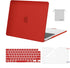 MOSISO Compatible with MacBook Air 13.6 inch Case 2022 2023 Release A2681 M2 Chip with Liquid Retina Display Touch ID, Plastic Hard Shell&Keyboard Cover&Screen Protector&Storage Bag, Red