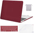 MOSISO Compatible with MacBook Pro 13 inch Case 2020-2016 Release A2338 M1 A2289 A2251 A2159 A1989 A1706 A1708, Plastic Hard Shell Case&Keyboard Cover Skin&Screen Protector&Storage Bag, Wine Red