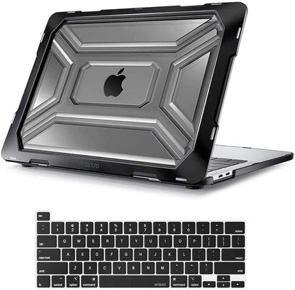 MOSISO MacBook Pro 13 inch Case 2020 Release A2338 M1 A2289 A2251, Heavy Duty Plastic Hard Shell Case with TPU Bumper&Keyboard Cover Only Compatible with MacBook Pro 13 inch with Touch Bar iMosiso