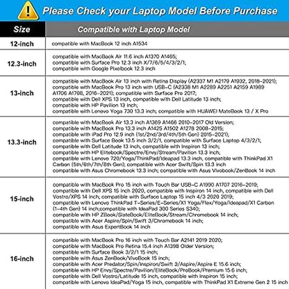 MOSISO Laptop Sleeve Compatible with MacBook Pro 16 inch 2021 M1 Pro/M1 Max A2485/2019-2020 A2141/Pro Retina 15 A1398, 15-15.6 inch Notebook Computer, Neoprene Bag Cover with Small Case, Black iMosiso