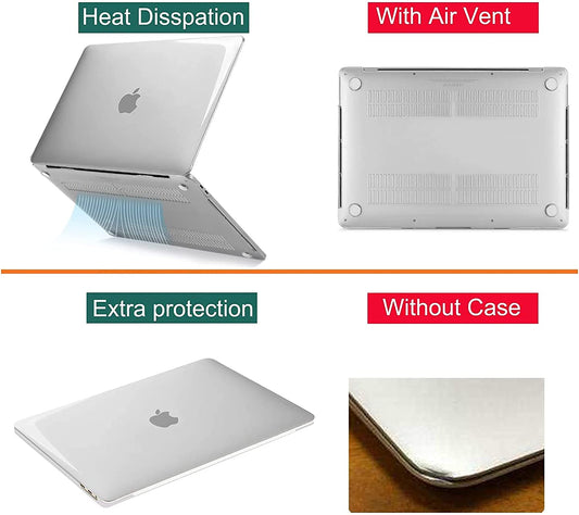 MOSISO Compatible with MacBook Pro 16 inch Case 2020 2019 Release A2141 with Touch Bar Touch ID, Protective Plastic Hard Shell Case & Keyboard Cover & Screen Protector & Storage Bag, Crystal Clear iMosiso