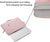 MOSISO Laptop Sleeve Compatible with MacBook Air Pro 11 13 13.3 14 15 16 17.3 inch MacBook Pro Air 13 inch A2337 M1 A2338 M1 15 15.6 inch Multifunctional Briefcase Bag Waterproof Notebook Shoulder Handbag Briefcase Cover Case, Pink