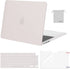 MOSISO Compatible with MacBook Air 13.6 inch Case 2022 2023 Release A2681 M2 Chip with Liquid Retina Display Touch ID, Plastic Hard Shell&Keyboard Cover&Screen Protector&Storage Bag, Stone Gray