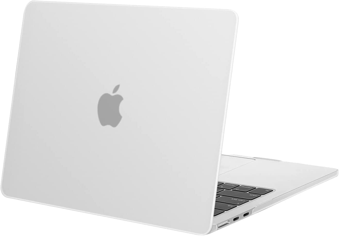 MOSISO Compatible with MacBook Air 13.6 inch Case 2022 Release A2681 M2 Chip with Liquid Retina Display & Touch ID, Protective Plastic Hard Shell Case Cover, Frost iMosiso