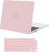 MOSISO Compatible with MacBook Air 13.6 inch Case 2022 Release A2681 M2 Chip with Liquid Retina Display & Touch ID, Protective Plastic Hard Shell Case & Keyboard Cover Skin, Baby Pink