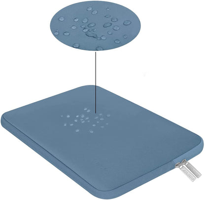 MOSISO Laptop Sleeve 11 11.6 12.3 13 13.3 14 15 15.6 16 inch Compatible with MacBook Air 13 inch A2337 M1 A2179 A1932 2022 Pro 13 A2338 M1 A2251 A2289 A2159 A1989 A1706 2021 2020 Pro 14 16 inch A2442 A2485 Neoprene Bag with Small Case, Navy Lime iMosiso