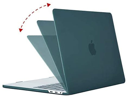 MOSISO Compatible with MacBook Pro 13 inch Case 2020-2016 Release A2338 M1 A2289 A2251 A2159 A1989 A1706 A1708 with/Without Touch Bar, Plastic Hard Shell Case Cover & Screen Protector, Deep Teal iMosiso