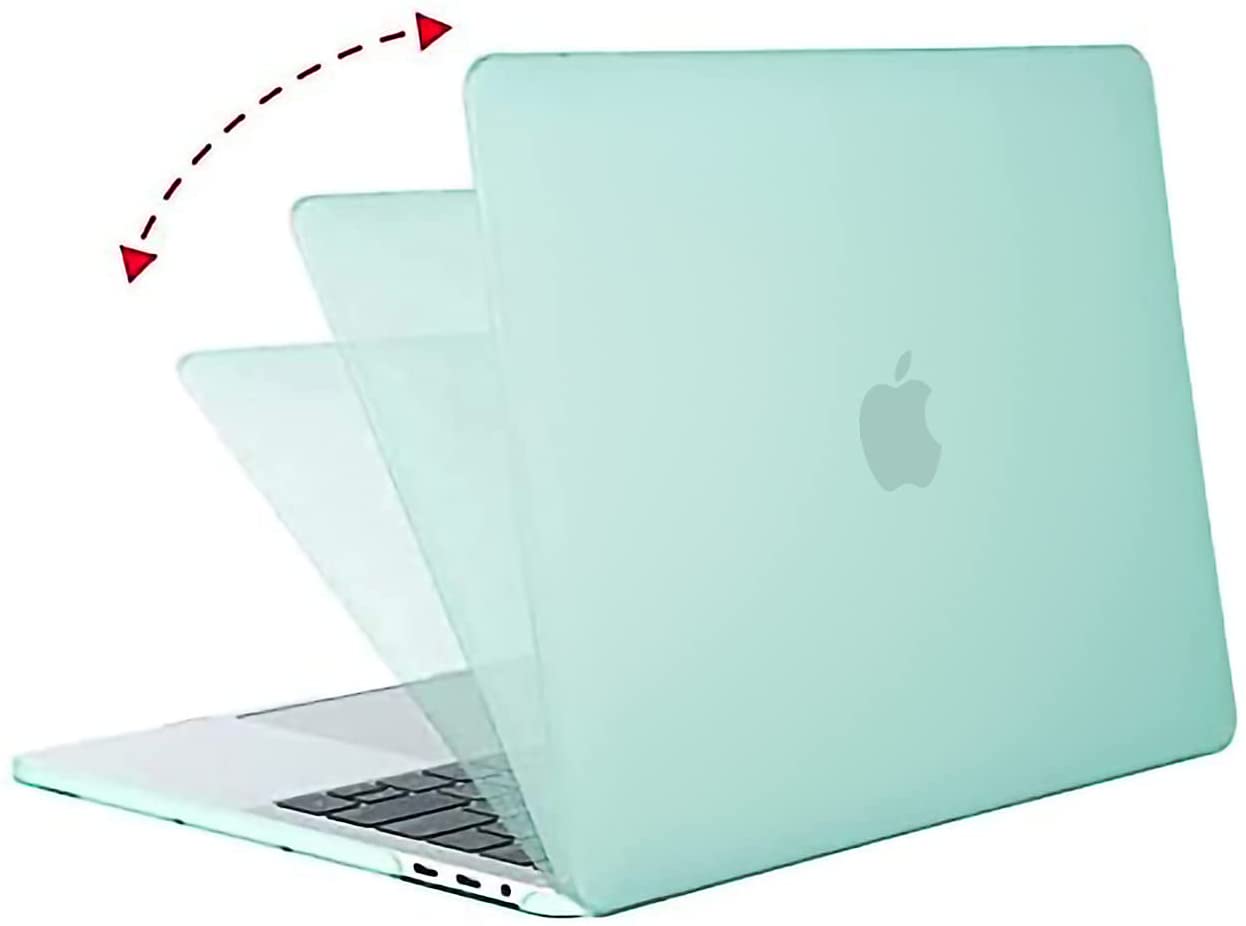 MOSISO Compatible with MacBook Pro 13 inch Case 2020-2016 Release A2338 M1 A2289 A2251 A2159 A1989 A1706 A1708 with/Without Touch Bar, Protective Plastic Hard Shell Case Cover, Mint Green iMosiso