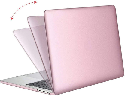 MOSISO Compatible with MacBook Pro 13 inch Case 2020-2016 Release A2338 M1 A2289 A2251 A2159 A1989 A1706 A1708, Plastic Hard Shell Case&Keyboard Cover Skin&Screen Protector&Storage Bag, Rose Gold iMosiso