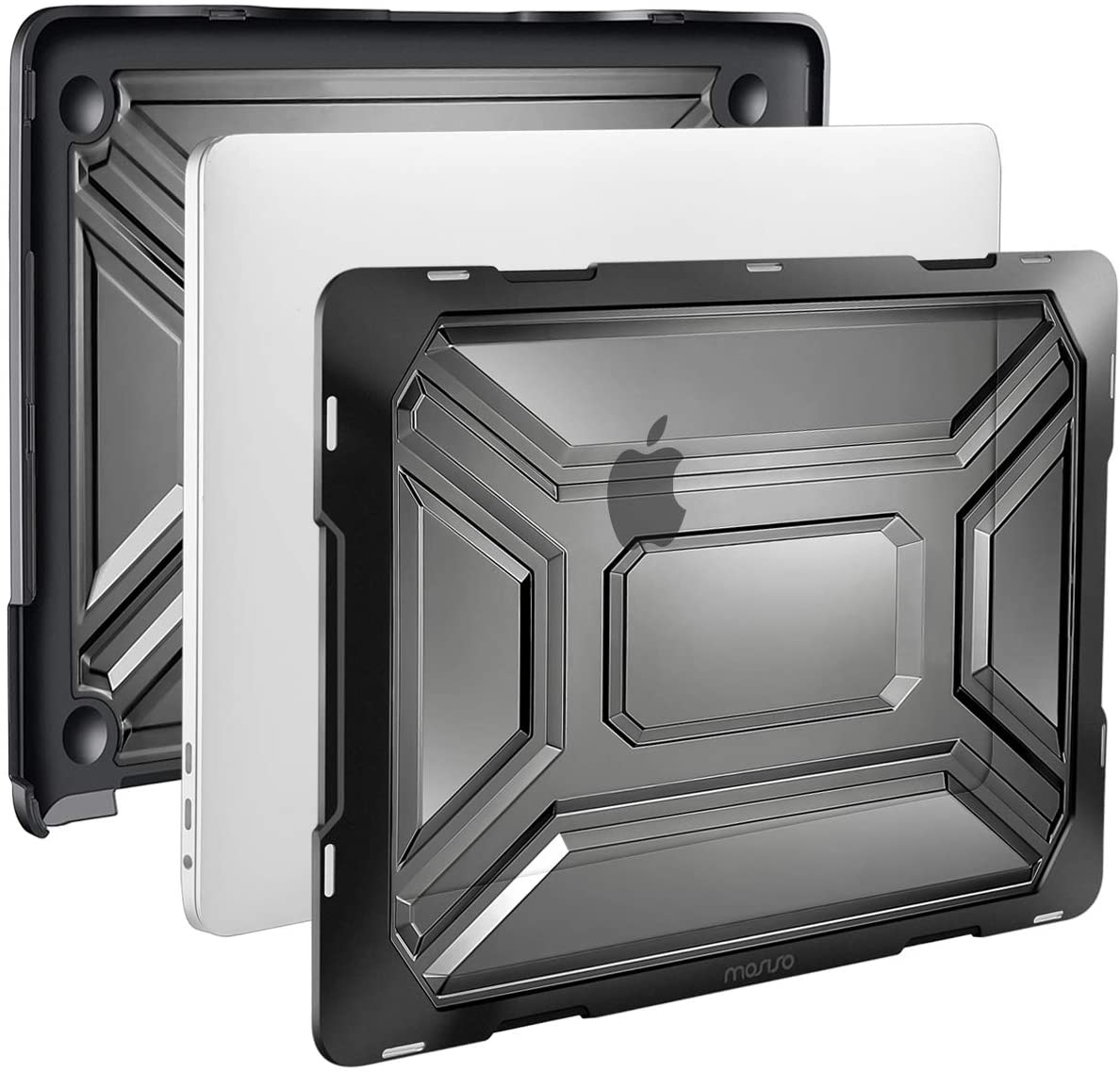 MOSISO MacBook Air 13 inch Case 2020 Release A2337 M1 A2179, Heavy Duty Plastic Hard Shell with TPU Bumper & Keyboard Cover Only Compatible with MacBook Air 13 inch with Retina Display iMosiso