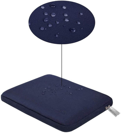 MOSISO Laptop Sleeve 11 11.6 12.3 13 13.3 14 15 15.6 16 inch Compatible with MacBook Air 13 inch A2337 M1 A2179 A1932 2022 Pro 13 A2338 M1 A2251 A2289 A2159 A1989 A1706 2021 2020 Pro 14 16 inch A2442 A2485 Neoprene Bag with Small Case, Navy Blue iMosiso