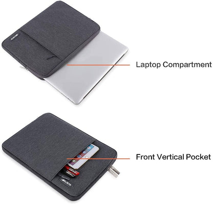 MOSISO Laptop Sleeve Bag 11.6 12.3 13 13.3 14 15 15.6 16 Compatible with MacBook Air Pro13 A2337 A2337 A2289  Retina, 11.6 12.3 13 13.3 14 15 inch inch Notebook,MacBook Pro 14 inch 2021 2022 M1 Pro/Max A2442,Polyester Vertical Case with Pocket, Wine Red iMosiso