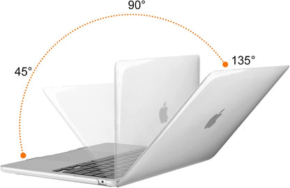 MOSISO Compatible with MacBook Air 13.6 inch Case 2022 Release A2681 M2 Chip with Liquid Retina Display & Touch ID, Protective Plastic Hard Shell Case Cover, Crystal Clear iMosiso