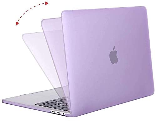 MOSISO Compatible with MacBook Pro 13 inch Case 2020-2016 Release A2338 M1 A2289 A2251 A2159 A1989 A1706 A1708, Plastic Hard Shell Case&Keyboard Cover Skin&Screen Protector&Storage Bag, Light Purple iMosiso