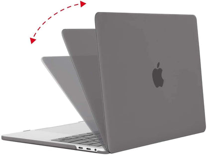 MOSISO Compatible with MacBook Pro 13 inch Case 2020-2016 Release A2338 M1 A2289 A2251 A2159 A1989 A1706 A1708 with/Without Touch Bar, Protective Plastic Hard Shell Case Cover, Gray iMosiso