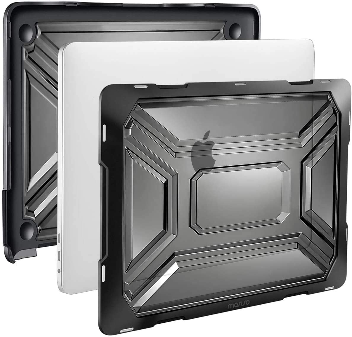 MOSISO MacBook Pro 13 inch Case 2020 Release A2338 M1 A2289 A2251, Heavy Duty Plastic Hard Shell Case with TPU Bumper&Keyboard Cover Only Compatible with MacBook Pro 13 inch with Touch Bar iMosiso