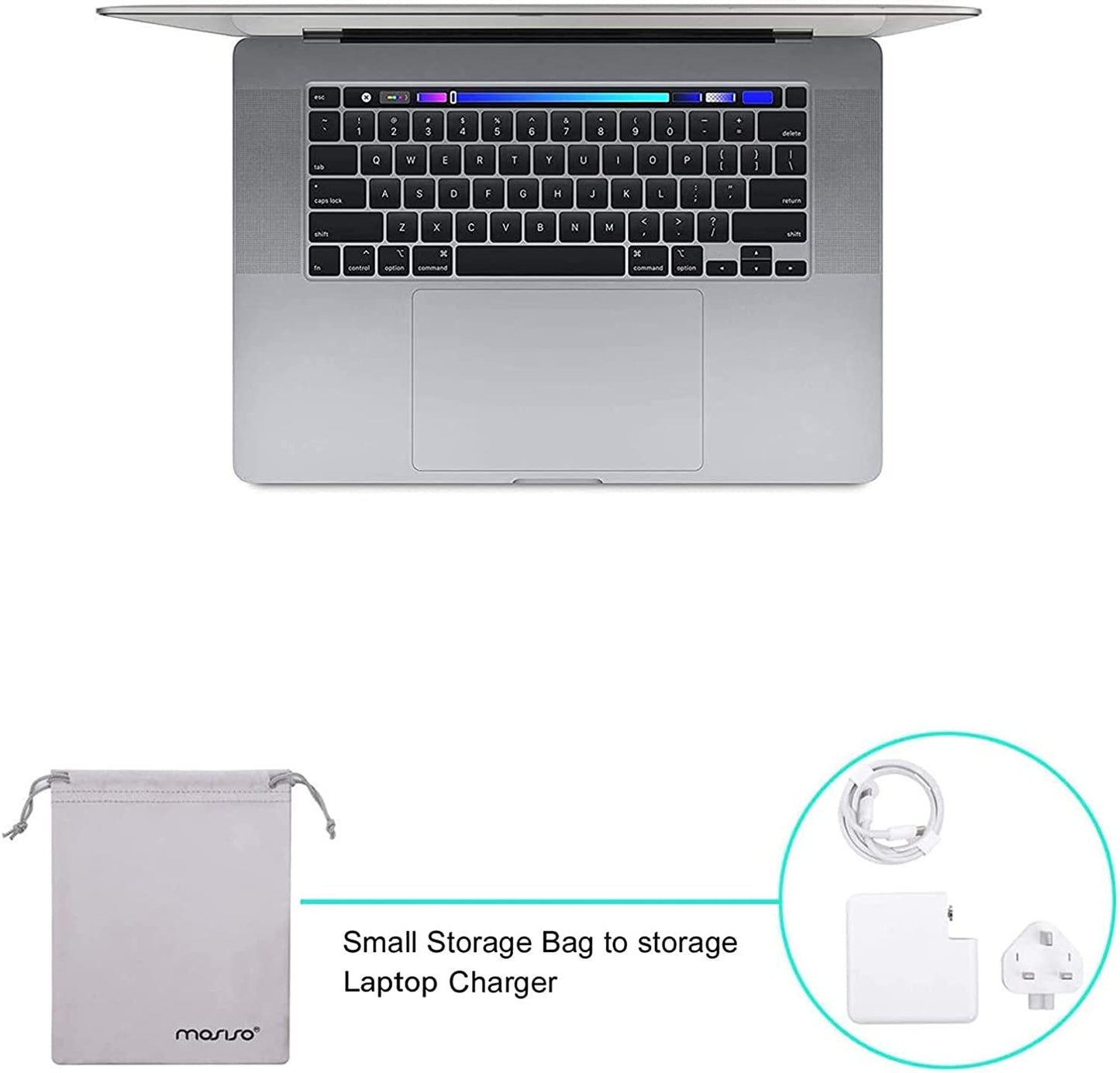 MOSISO Compatible with MacBook Pro 16 inch Case 2020 2019 Release A2141 with Touch Bar Touch ID, Protective Plastic Hard Shell Case & Keyboard Cover & Screen Protector & Storage Bag, Crystal Clear iMosiso