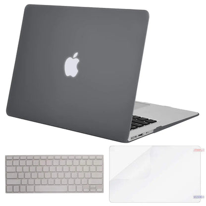 MOSISO Plastic Hard Case & Keyboard Cover & Screen Protector Only Compatible MacBook Air 13 Inch (Models: A1369 & A1466, Older Version 2010-2017 Release) iMosiso