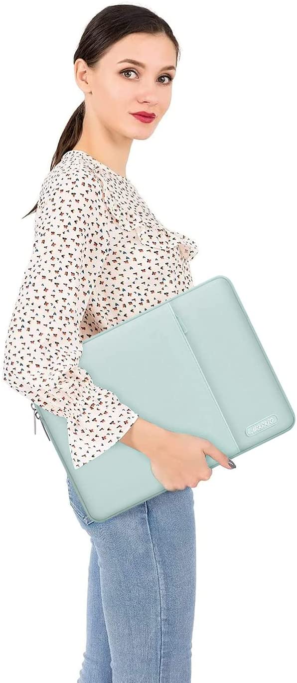 MOSISO Laptop Sleeve Bag 11.6 12 13 13.3 14 14.2 15 15.6 16 inch Compatible with MacBook Air 13 inch A2337 M1 A2179 A1932 2018-2022/Pro 13 inch A2338 M1 A2251 A2289 A2159 A1989 A1706 A1708, Polyester Vertical Case with Pocket iMosiso