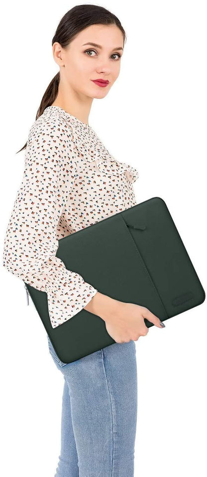 MOSISO Laptop Sleeve Bag 11.6 12.3 13 13.3 14 15 15.6 16 Compatible with MacBook Air Pro13 A2337 A2337 A2289  Retina, 11.6 12.3 13 13.3 14 15 inch inch Notebook,MacBook Pro 14 inch 2021 2022 M1 Pro/Max A2442,Polyester Vertical Case with Pocket, Wine Red iMosiso