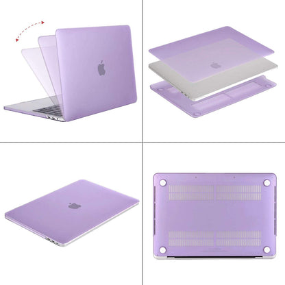 MOSISO Compatible with MacBook Pro 13 inch Case 2020-2016 Release A2338 M1 A2289 A2251 A2159 A1989 A1706 A1708, Plastic Hard Shell Case&Keyboard Cover Skin&Screen Protector&Storage Bag, Light Purple iMosiso