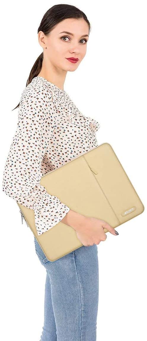 MOSISO Laptop Sleeve Bag 13 13.3 14 14.2 inch Compatible with MacBook Air 13 inch A2337 M1 A2179 A1932 2018-2022/Pro 13 inch A2338 M1 A2251 A2289 A2159 A1989 A1706 A1708, A2442 Polyester Vertical Case with Pocket iMosiso