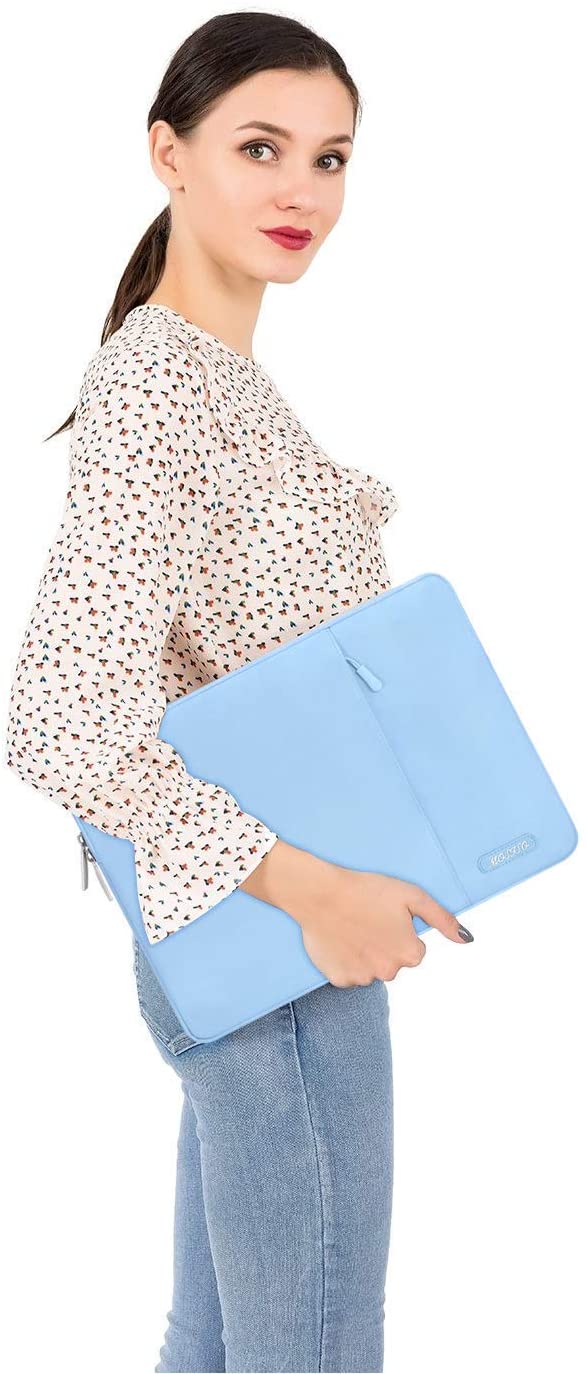 MOSISO Laptop Sleeve Bag 11.6 12 13 13.3 14 14.2 15 15.6 16 inch Compatible with MacBook Air 13 inch A2337 M1 A2179 A1932 2018-2022/Pro 13 inch A2338 M1 A2251 A2289 A2159 A1989 A1706 A1708, A2442 A2485 A2414 A1707 Polyester Vertical Case with Pocket iMosiso