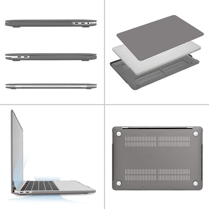 MOSISO Compatible with MacBook Pro 13 inch Case 2020-2016 Release A2338 M1 A2289 A2251 A2159 A1989 A1706 A1708 with/Without Touch Bar, Protective Plastic Hard Shell Case Cover, Gray iMosiso